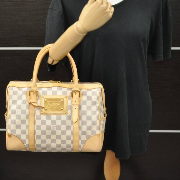 Berkeley Damier Azur Hand Bag - Picture 11 of 11